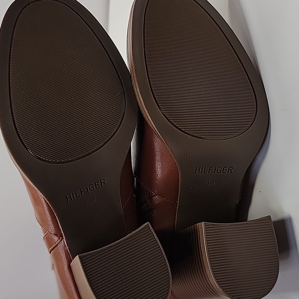 TOMMY HILFIGER NEW KNEE HIGH BLOCK HEEL BOOTS - Picture 12 of 12